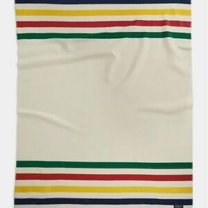 The Bay HBC Hudson's Bay Company Stripes Multistripe Polar Fleece Throw